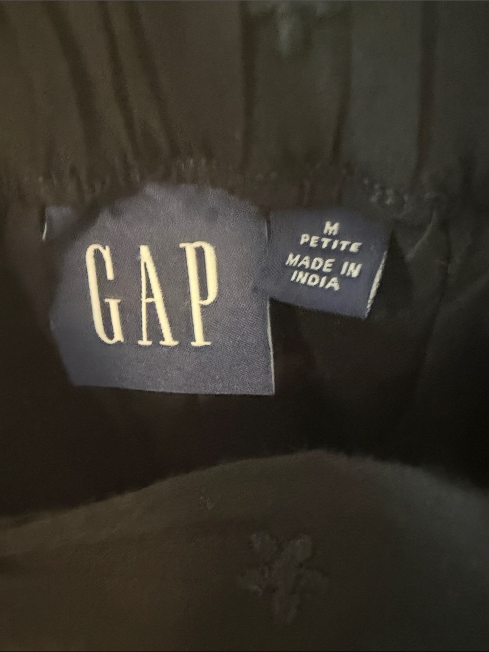 GAP Black Tiered Cotton Blend Women's Skirt - Picture 2 of 5